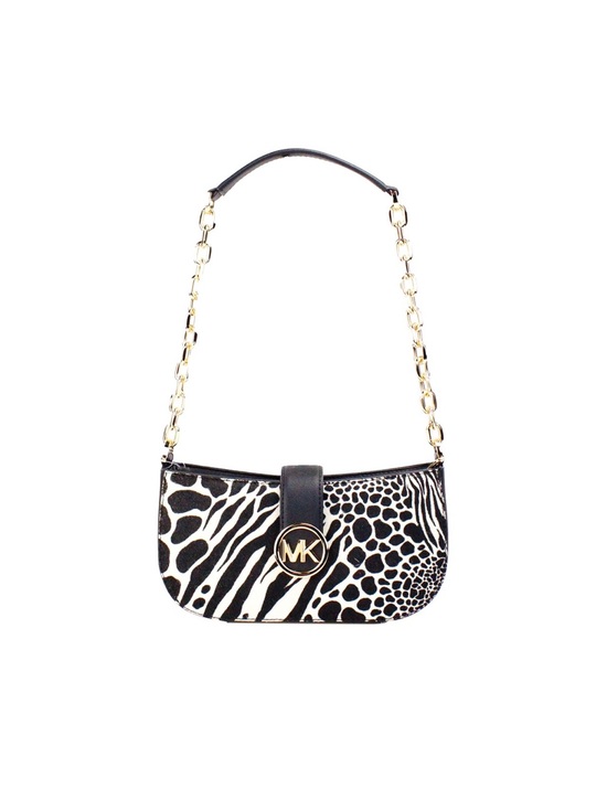Michael Kors Handbags - Michael Kors Carmen Small Calf Hair Shoulder Bag EUC